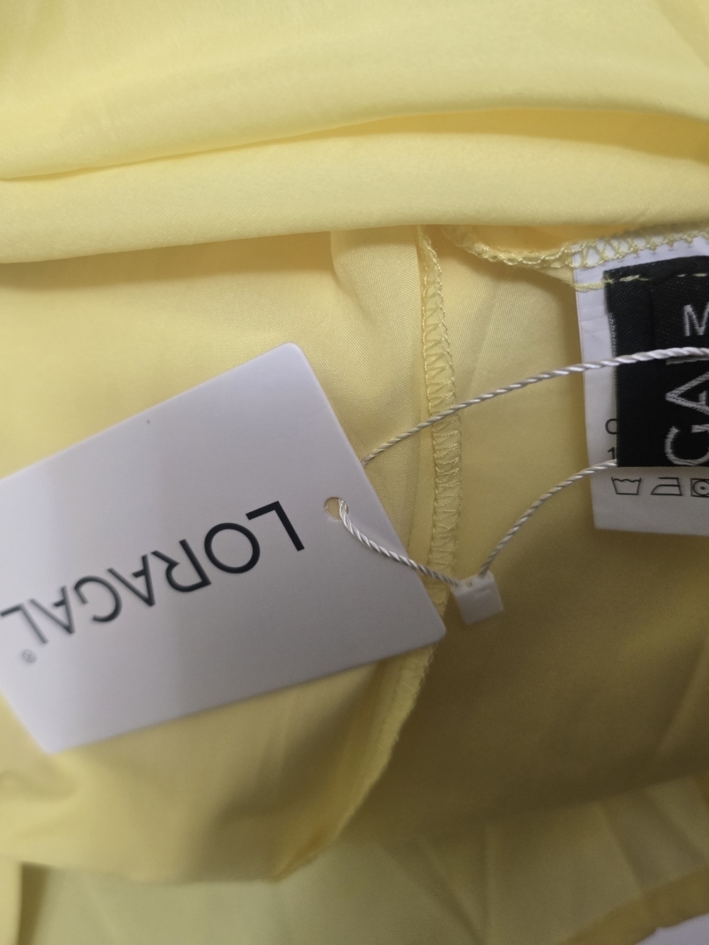 One-Shoulder Lemon Ruffle Maxi Dress - Picture 7 of 10